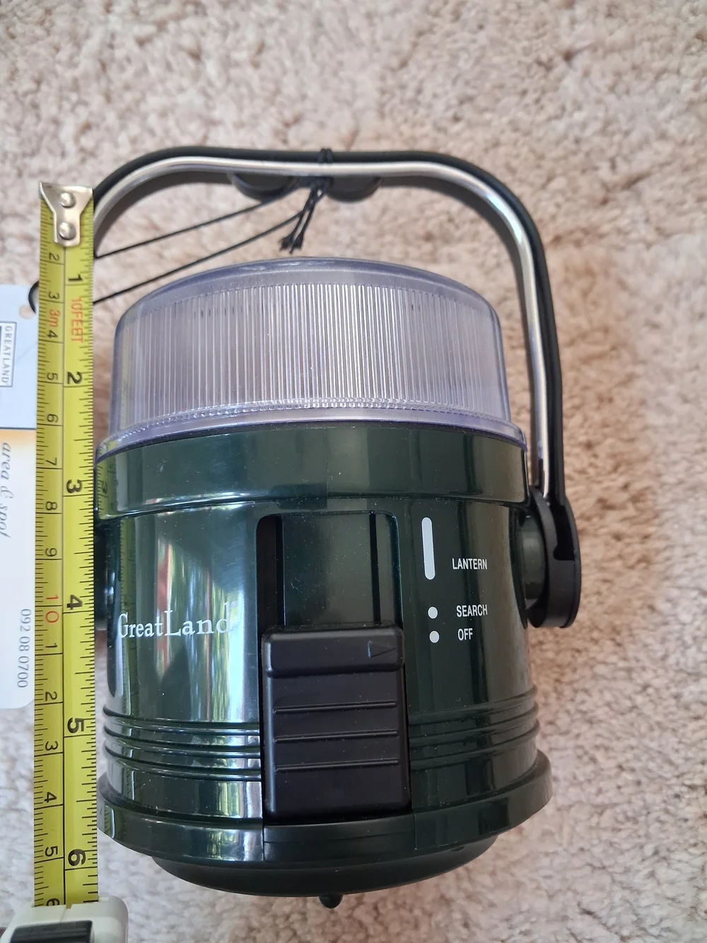 Black Swivel Lantern - Compact LED Travel Light